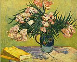 Life Canvas Paintings - Still Life with oleander